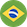 Runde Flagge von Brasilien