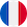 Runde Flagge von Frankreich
