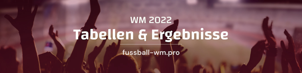 Alle Ergebnisse und Tabellen der WM 2022