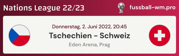 Prognose & Vorschau für Tschechien - Schweiz in der Nations League 2022/23 mit Quoten + Tipp