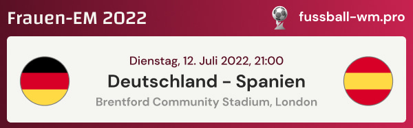 Quoten, Prognose und Spiel-tipp für Deutschland - Spanien bei der Frauen-EURO 2022