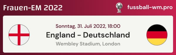 Prognose & Quoten für England - Deutschland im Frauen-EM 2022 Finale