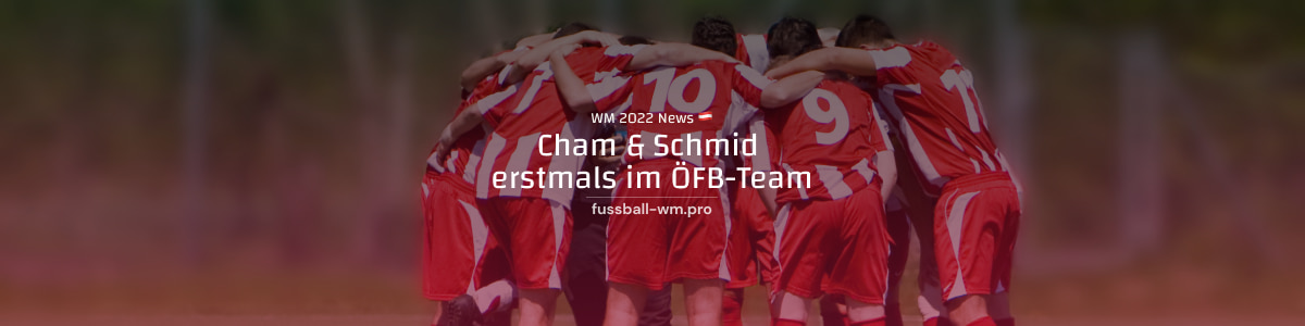 Cham & Schmid erstmals fürs ÖFB-Team nominiert