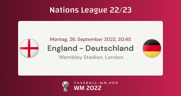 England - Deutschland Nations League Prognose