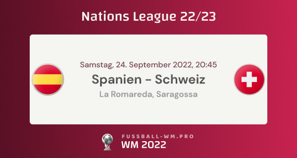 Vorschau & Prognose für Spanien gegen Schweiz in der Nations League 2022/23