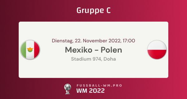 Prognose & Tipp für Mexiko gegen Polen in WM 2022 Gruppe C