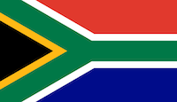 Südafrika Flagge