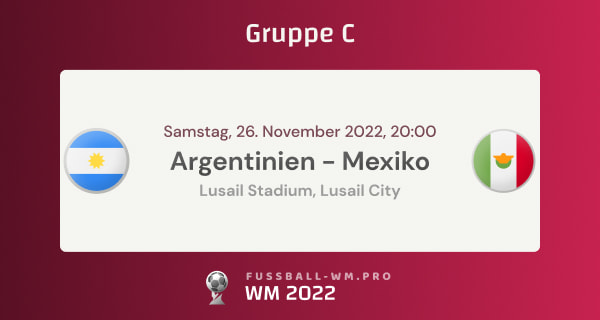 Prognose mit Wetten und Spiel-Tipp für Argentinien - Mexiko in WM 2022 Gruppe C