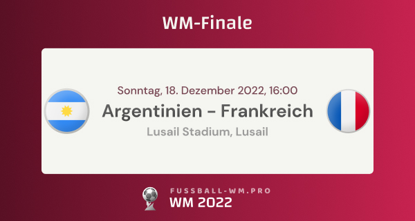 Prognose zum WM-Finale Argentinien - Frankreich