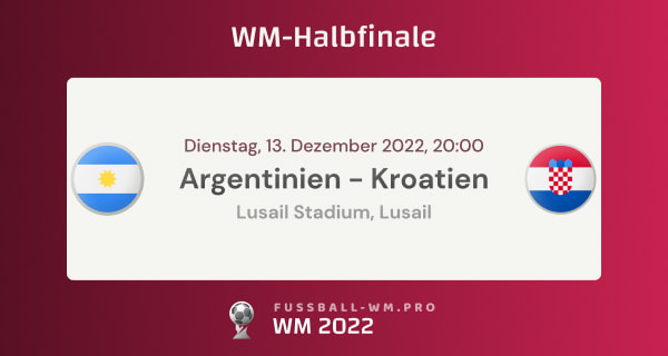 Vorschaum mit Wettquoten & Tipp für Argentinien - Kroatien im WM Halbfinale 2022