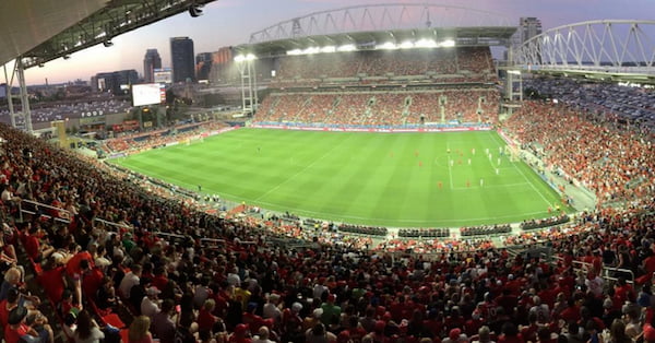 Das BMO Field in Toronto als WM 2026 Stadion in Kanada