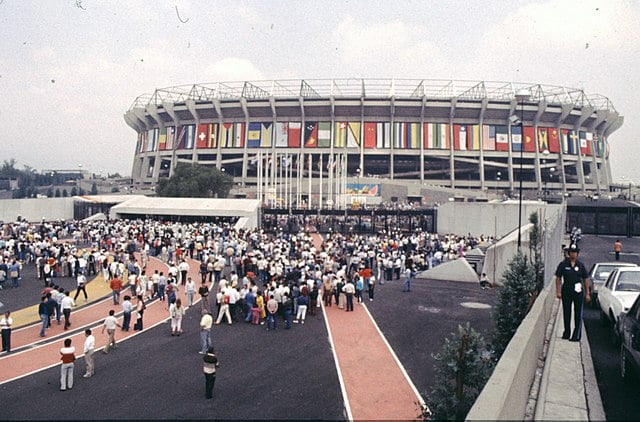 Estadio de la Copa Mundial 2026 Estadio Azteca en la Copa Mundial de 1986