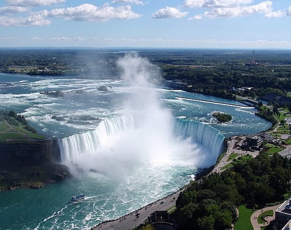 Niagara Fälle nahe dem WM Austragungsort 2026 Toronto