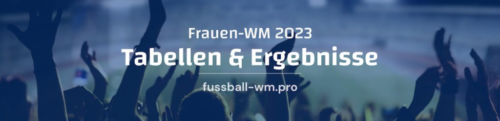 Alle Resultate und Tabellen der FIFA Frauen-WM 2023 im Überblick