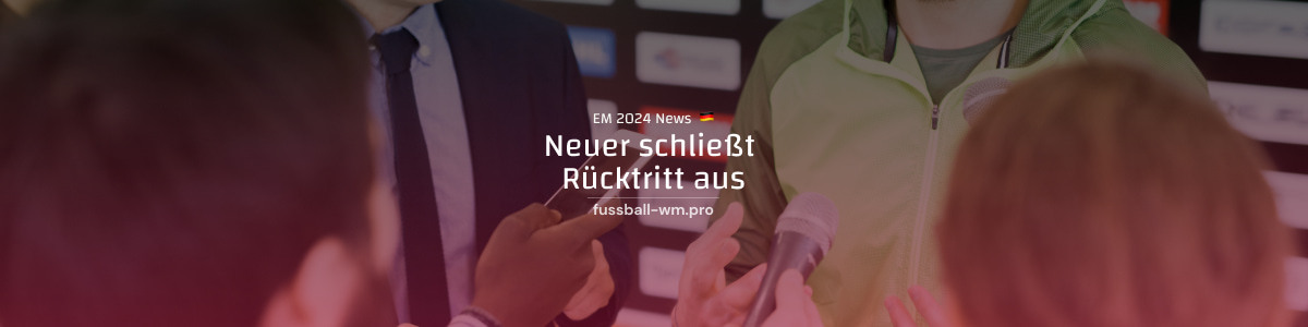 Manuel Neuer schließt DFB-Rücktritt aus