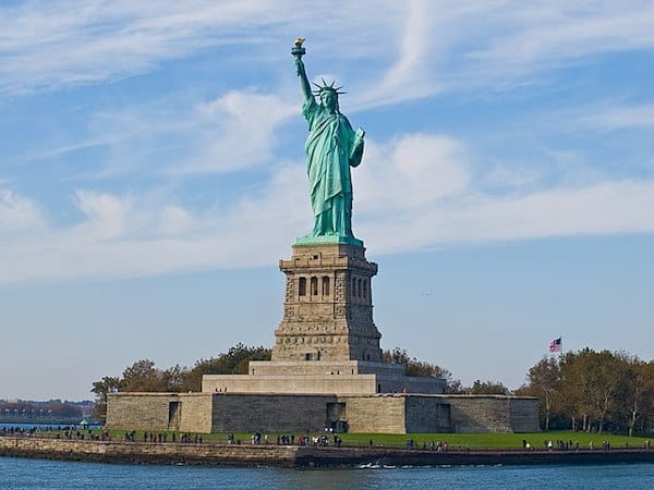 Freiheitsstatue im WM 2026 Austragungsort New York