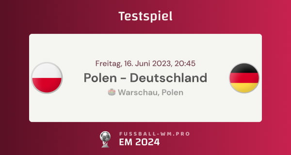 Prognose & Tipp zu Polen vs. Deutschland