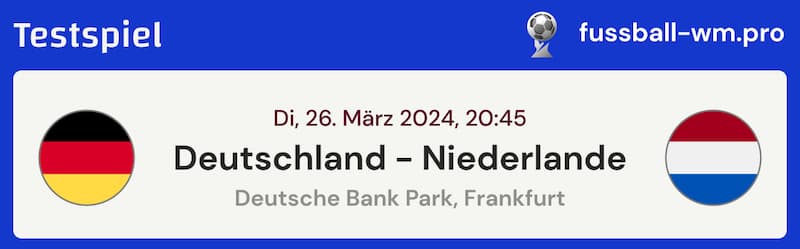 Wett Tipp zu Deutschland Niederlande