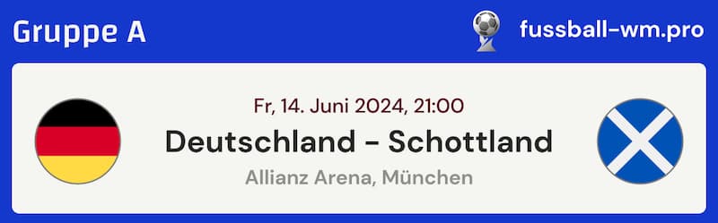 Tipp zu Deutschland gegen Schottland 14.6.2024