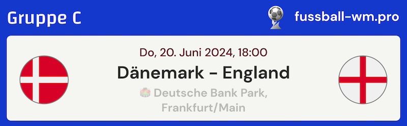 EM-Tipp, Dänemark-England, 20.6