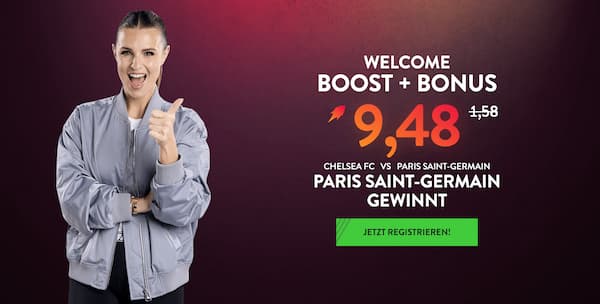 500% bessere Quote bei Neobet auf Paris SG besiegt Chelsea