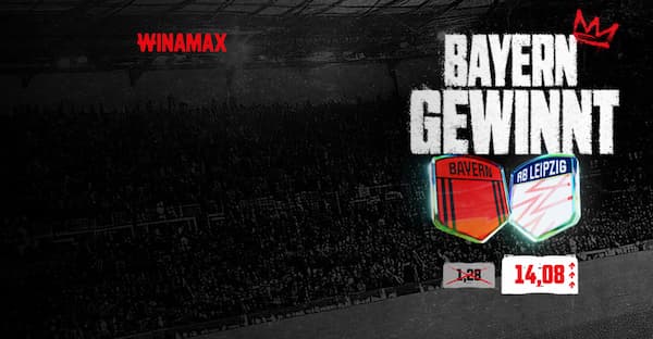 100% bessere Quote bei Winamax auf Bayern besiegt Leipzig