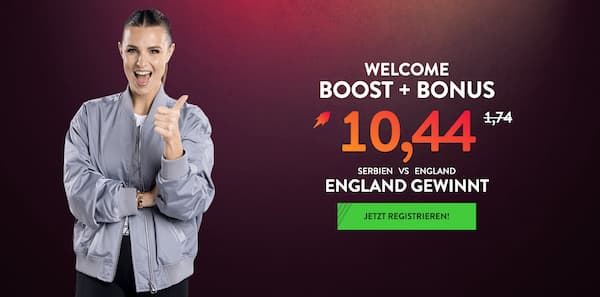 500% bessere Quote bei NEO.bet zu England besiegt Serbien