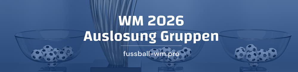 Alle Infos zu den Töpfen der Gruppenauslosung zur WM 2026