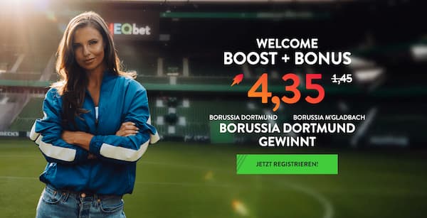 200% Boost bei Neobet zu Dortmund vs Gladbach