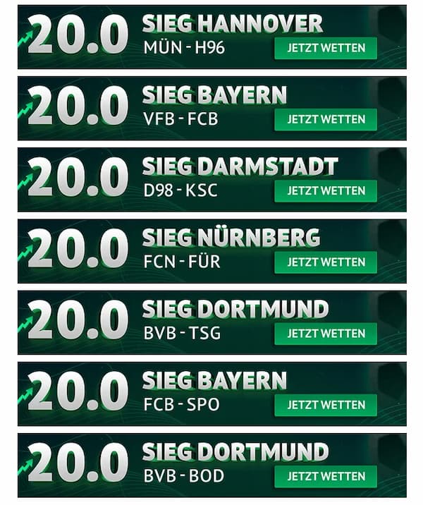 Oddset Boost für KW 49 und 50