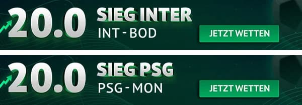 Oddset Boost zu den CL-Playoffs in KW 9