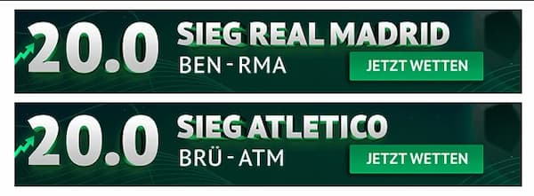 Oddset Boost KW 8 zur Champions League