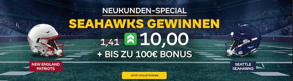 10er Quote bei Merkur Bets zum Super Bowl LIX