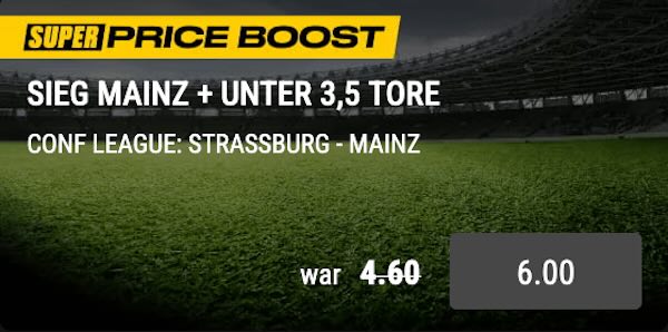 bwin super price boost für strassburg mainz wetten