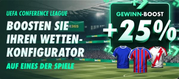 bet365 conference league gewinn boost