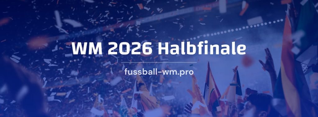 Halbfinale der Fussball WM 2026 in den USA, Mexiko und Kanada