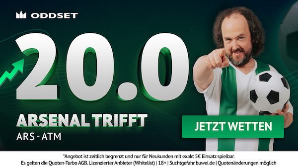oddset quoten turbo auf arsenal trifft gegen atletico