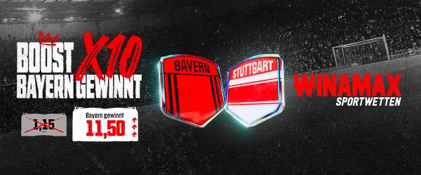 Winamax Boost zum DFB Pokal Finale Bayern vs Stuttgart