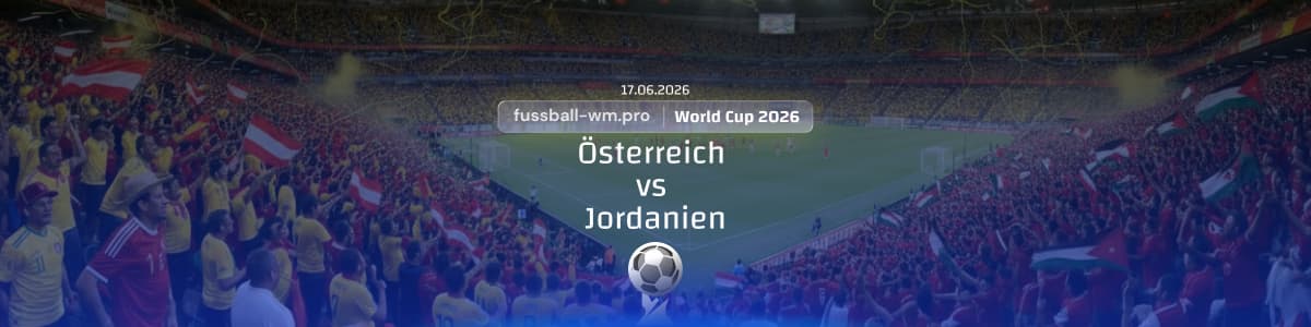 Österreich vs Jordanien Wett Tipp, 17.06.