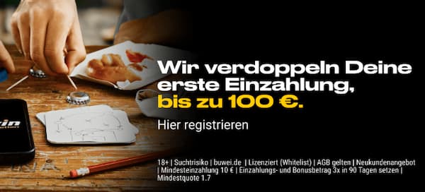 Sichere dir bis zu 100 € Bwin Bonus