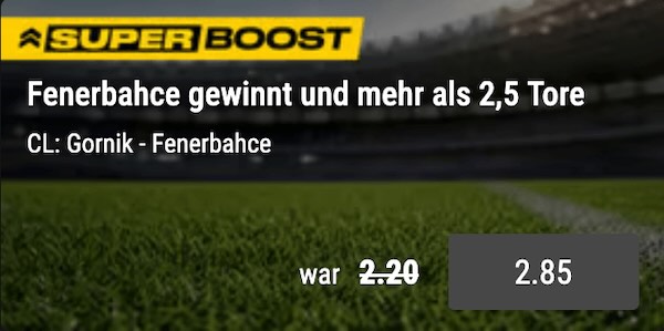 bwin gornik zabrze fenerbahce super boost