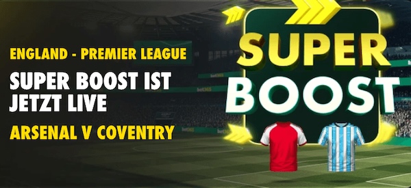 bet365 arsenal coventry super boost