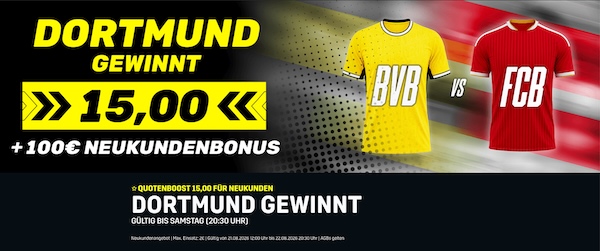 dazn bet super boost auf dortmund gewinnt gegen bayern