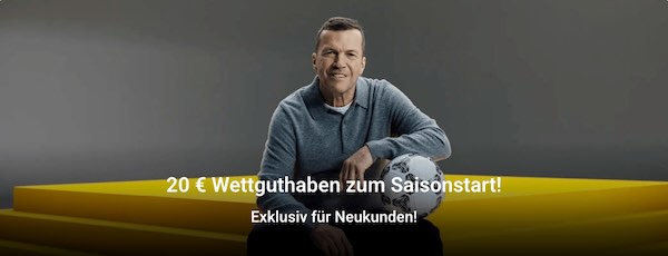 interwetten 20 euro wettguthaben zum saisonstart für neukunden