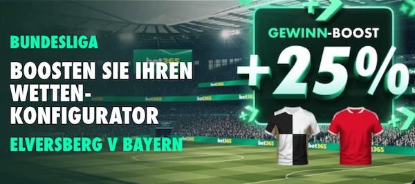 bet365 elversberg bayern gewinn boost
