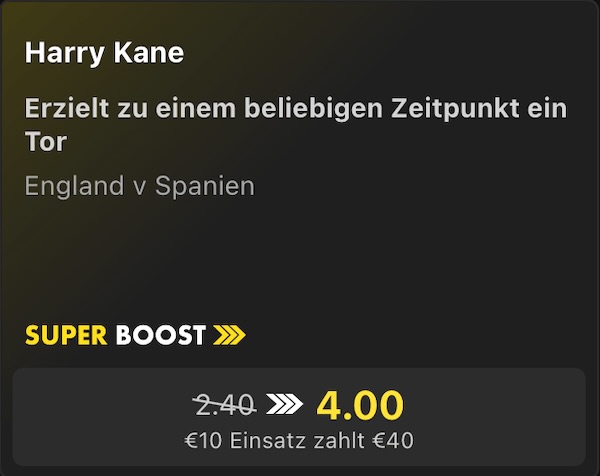 bet365 england spanien super boost auf harry kane trifft