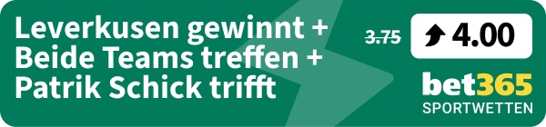 bet365 leverkusen leipzig wett boost