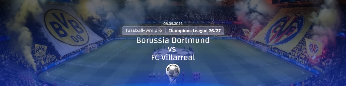 quoten borussia dortmund fc villarreal wett tipp