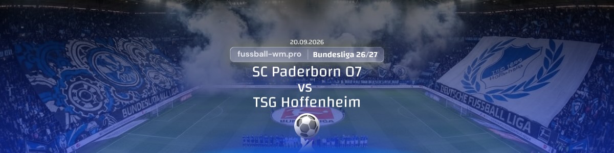 quoten sc paderborn 07 tsg hoffenheim wett tipp
