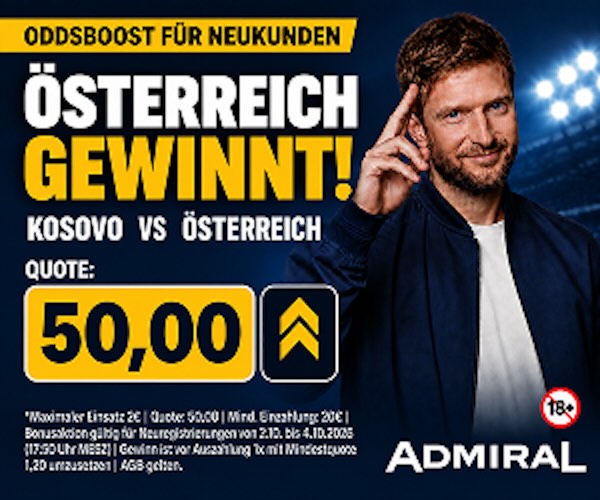 admiral kosovo österreich oddsboost auf österreich gewinnt
